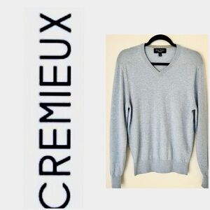 Daniel Cremieux Luxe 100% Cashmere Soft Cozy Comfy V Neck Sweater Lounge Office